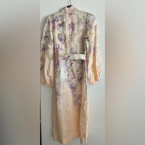 Zimmermann Lyrical Midi Dress Size 1 - Picture 8 of 12